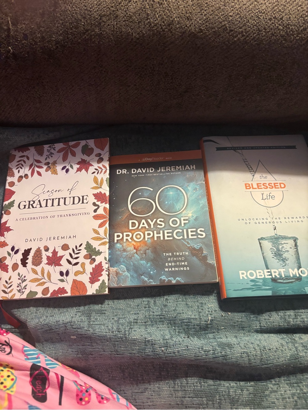 60 Days of Prophecies - Blue Paperback plus 2 other books